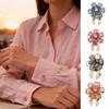 1PC Flower Button Covers For Shirt Detachable Clip-On Shirt Coat Decorative Buttons Sewing Button For Clothing Accessories