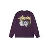 STU SS25 dice printing long-sleeved t-shirt for men and women of the same style, spot classic