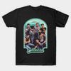 Camiseta Estampada Preta Masculina The Outsiders Estampa em Papel Transfer Sem Corte Camiseta de Algodão