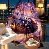 The Nightmare Before Christmas Print Blanket - Soft & Comfortable, for Bedroom, Travel, Sofa, Home Decoration - Birthday Christmas Gift for Friend
