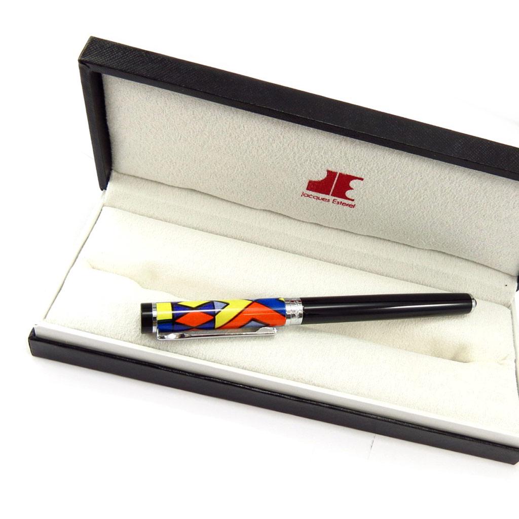 Jacques ESTEREL [K5695] - Coffret roller 'Jacques Esterel' arlequin noir