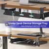 Good-Under Desk Laptop Mount Storage Tray Metal No Drill Design With Cable Management Multipurpose Household Organizer