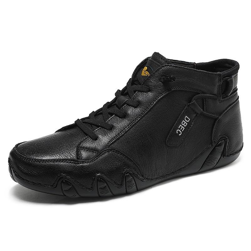 

Мужская обувь большого размера «Осьминог» Высокие мужские спортивные и повседневные ботинки из кожи Мартин 46