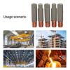 5pcs 40mm Conductive Nozzles With Special Coating For Improved Wear Resistance In Safe Welding Better Heat Dissipation
