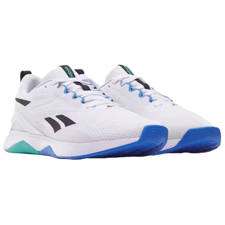 Reebok Tênis Masculino Nanoflex TR 2.0 Branco Preto Unleashed Green Calçado-Branco 100205403