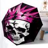 1pc Crown Skull Automatic Folding Umbrella - 8-Rib Compact Travel Umbrella Durable & Portable for Outdoor Use, Perfect Gift for Birthdays037