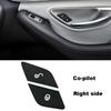 Black Car Door Lock Switch Button Sticker For Mercedes Benz C E S class GLC W205 W213 X253 Vito W447 W222 Car