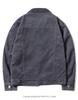 Men's Retro Corduroy Lapel Jacket - Spring/Autumn Casual Workwear, Loose Fit Pure Cotton