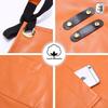 QIANYIYANG Women's Waterproof PU Leather Apron