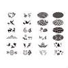 Face Paint Stencils, Body Painting Template Durable, Masquerade Festivals Portable Carnivals Party