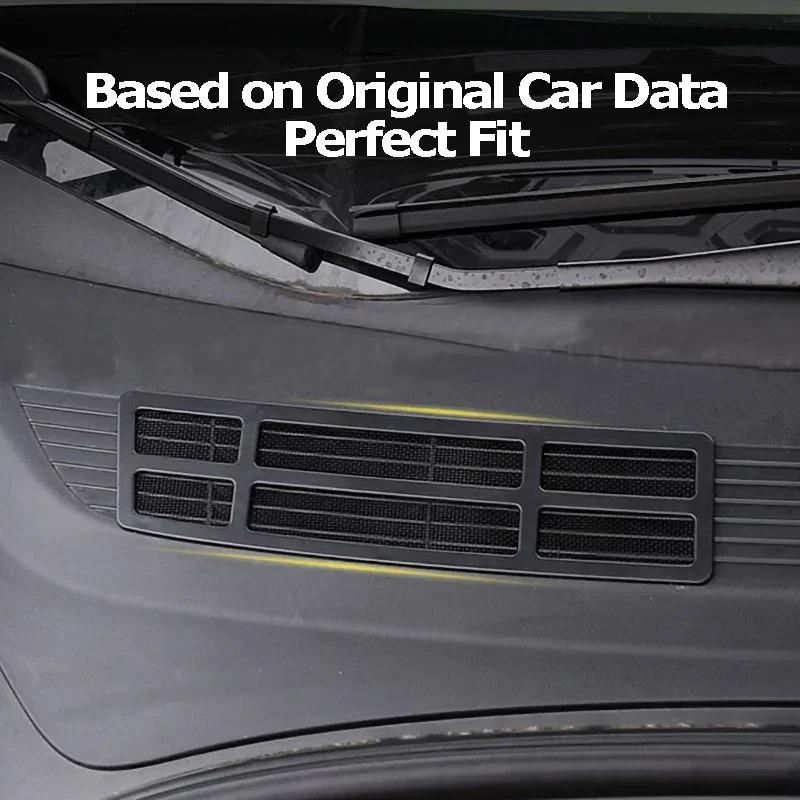 Air Inlet Protective Cover for Tesla Model 3 2021-2023 Intake Vent Screen Net Grill Insect-proof Filter Car Interior Accessories