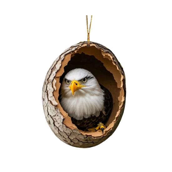 

Лесные животные Желуди Украшения Украшения для рождественской елки 2026 Акриловые лесные существа Подвесные украшения для домашнего декора Деревенские подарки 8 cm P