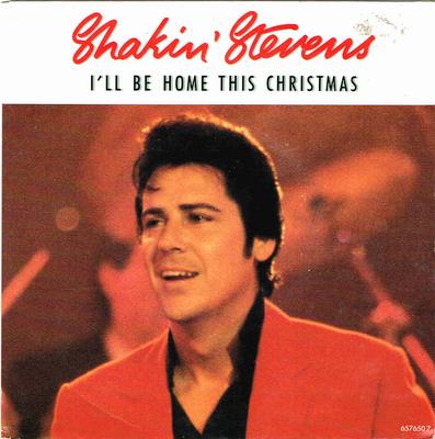 7-Zoll Schallplatte SHAKIN' STEVENS - I'll Be Home This Christmas 6576507 Epic 1991 UK Rock Gebraucht