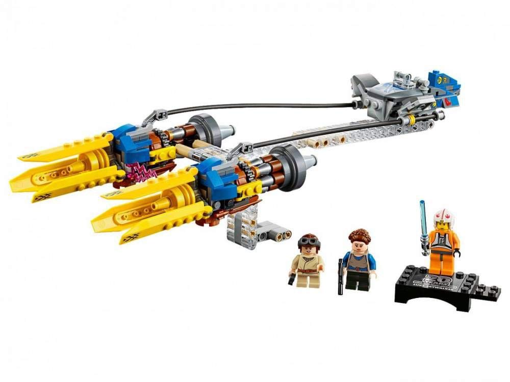 LEGO Star Wars: The Phantom Menace Anakin’s Podracer ? 20th Anniversary Edition 75258 Building Kit, New 2019 (279 Pieces)