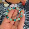 Neues Tigerauge Stein Rauchquarz Armband Handgefertigt Elastisches Seil Armband Großhandel Optimismus und Glück Weihnachtsgeschenk für die Familie