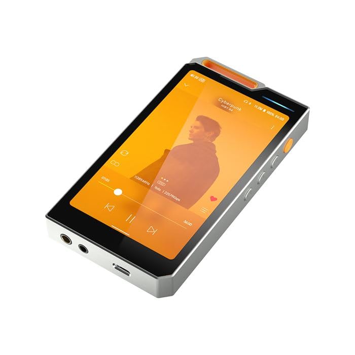 HiByMusic Digitaler Audio-Player R4 Android 12 DAP Bluetooth [ ] 5.0 (Orange)