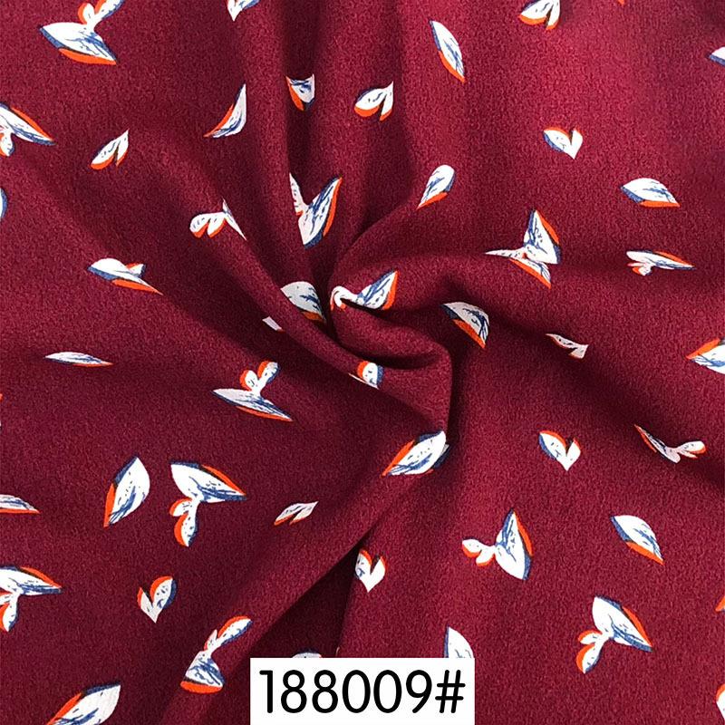 1 meter X 1.45 meter Cartoon print Fabric Viscose Yoryo Crinkled Rayon Dress Shirt Material RetroColorful dots Plain print