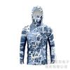 Mens Quick-Dry Fishing Shirt With Hood Face Cover UV Protection Outdoor Angling Top Lightweight Breathable Summer Wear