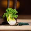 Zhu Bingren Copper Good Fortune Cabbage Ornament