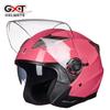 GXT Motorcycle Helmet Half Face ABS Motorbike Helmet Electric Safety Double Lens Helmet Moto Casque for Women/Men Casco Moto #