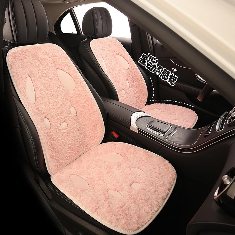 Winter Plush Puppy Car Seat Cushion for Ford Focus - Warm & Cute