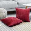 PiccoCasa Cushion Covers, Chenille, Set of 2, Water-Repellent, Scandinavian Style, Stylish, Hidden Zipper, Sofa Back Cover, Decorative Square Pillowca