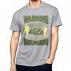 Printed Teenagers Round Neck tshirt Streetwear Warning May Spontaneously Start Talking About Backpacking Classic For Unisex