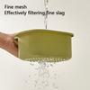 1pc Kitchen Sink Filter Basket, Sink Washing Basin Anti Leak Filter Basin, One Click Press Type Grid Drain Storage Rack