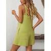 Women Summer Short Jumpsuits and Rompers Spaghetti Straps Casual Loose Pockets Playsuits Bodysuits
