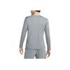 Nike Dri-Fit Solid Logo Print Long Sleeve Sports Tee Men Tops Smoke-Grey DD4577-084