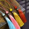 5Pcs Fan Tassels Bookmark Tassels Silky Handmade Soft Craft Tassels With Loops For Diy Crafts Jewelry Making Party Decor