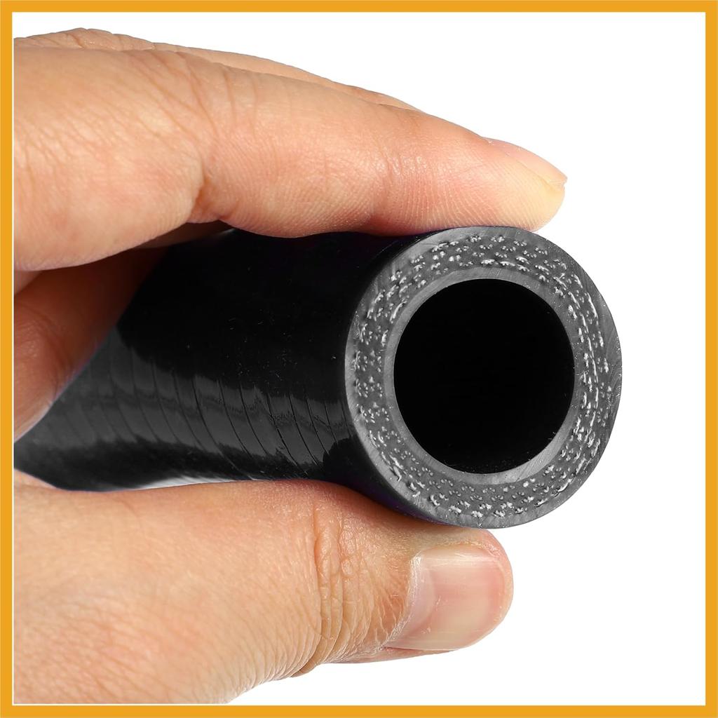 1 Set 19mm 0.75" ID 90 Degree Elbow Engine Silicone Hose Black Replacement