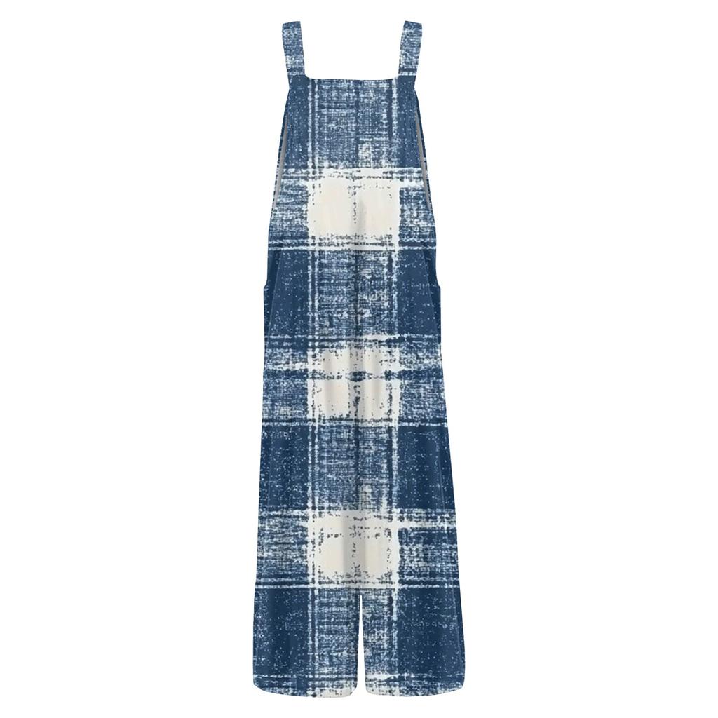 Tuta Intera Casual alla Moda da Donna Senza Maniche