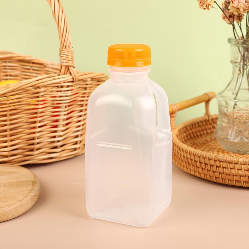 1ks 320/500ml průhledná dětská láhev na vodu plastová láhev na džus domácí mazlíčky láhev na mléko s víkem kempování a turistika nádobí na pití