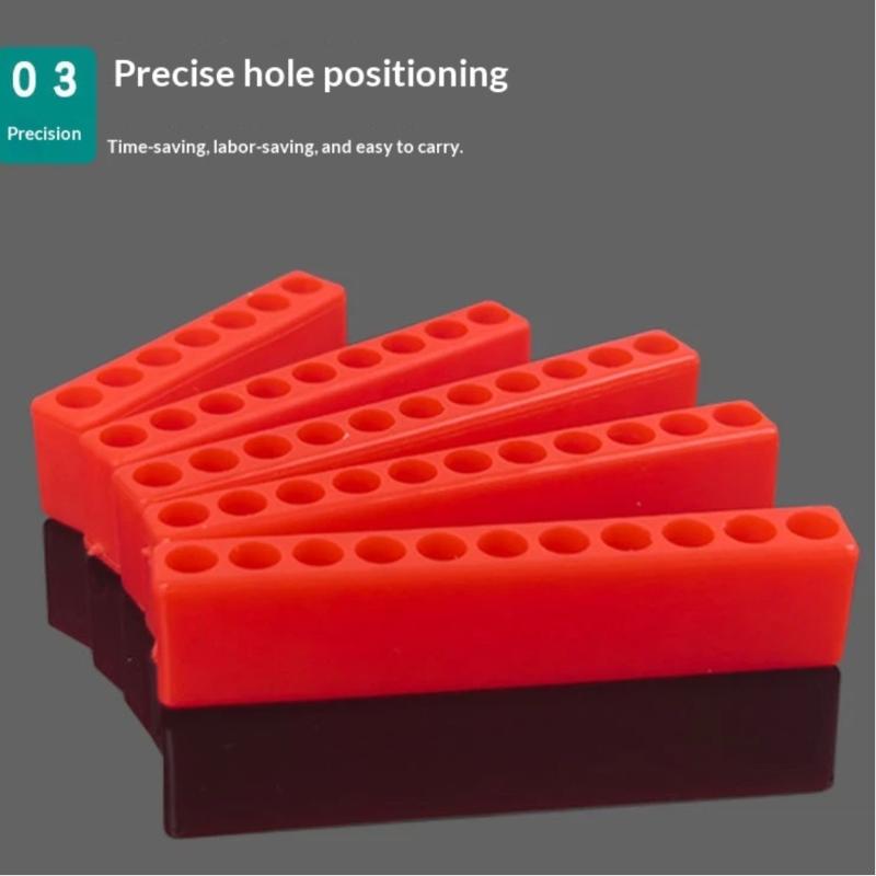 1Pcs 4-32 Hole 1/4 Holder Screwdriver Storage Box Hex Shank Screwdriver Plastic Screwdriver Storage Screwdriver Bit Holder