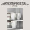 Behälter für Overnight Oats Snack-Organizer-Becher mit Deckeln und Löffeln Doppelschichtiger Lebensmittel-Organizer-Behälter mit Trocken- und Nassfach