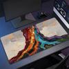 Large Esports Mouse Pad Smooth Abstract Oil Painting Flexible Rubber Gamer Pc Computer Keyboard For Cs Kawaii Mosuepad