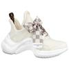 Louis Vuitton Archlight 1.0 Leather Low Top Sports Casual Shoes Women's Ivory White China Limited 1AB43V