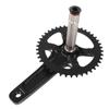 42T Cycling Crank Set Hollow Integrated 170mm Cycling Chainring Crankset for Road Cycles Upgrade