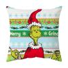 Christmas Happy Throw Pillow Cover, 18 X 18 Inch, Winter Holiday Cushion Cover Sofa Decor