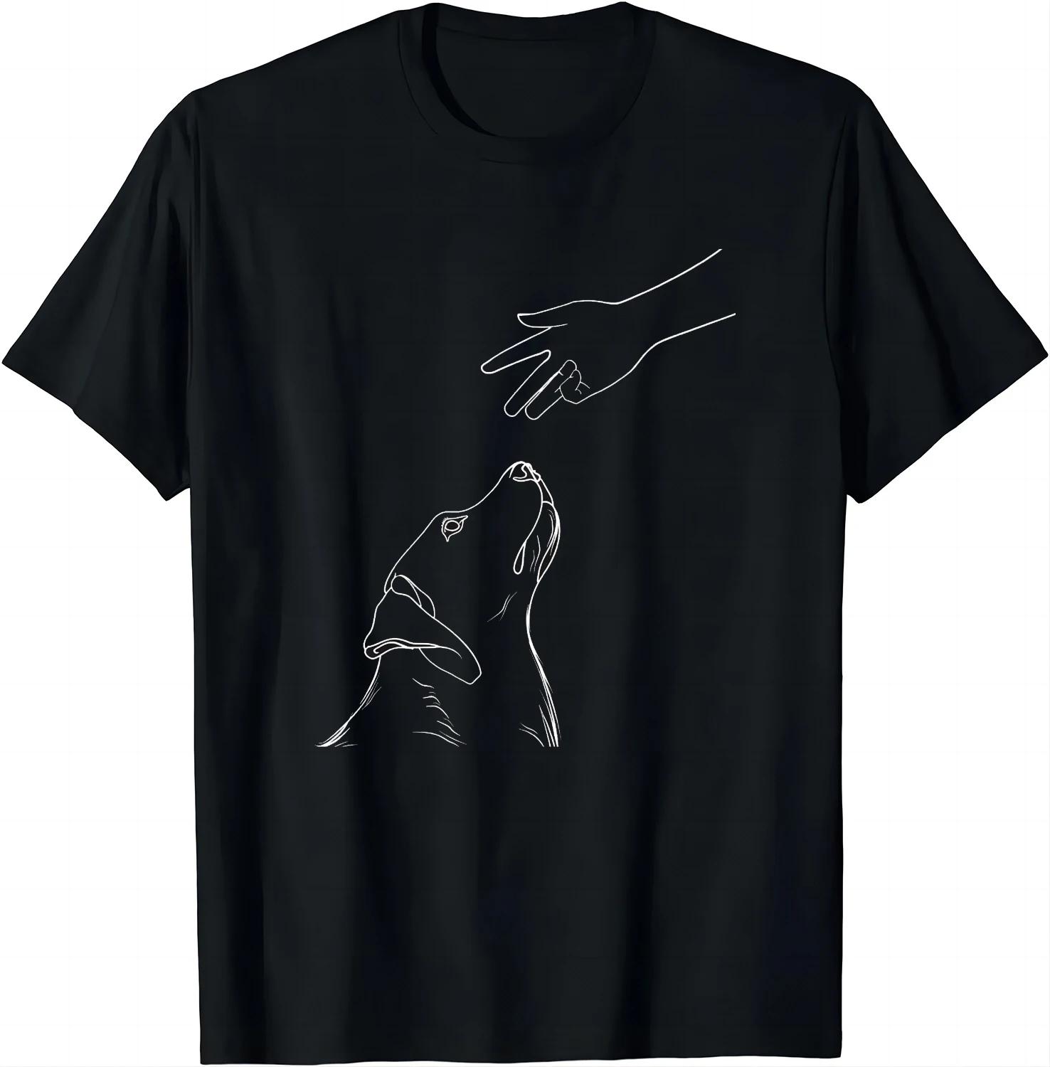 Dog and People Punch Hand Dog Man Friendship Bump Dogs Pa... S