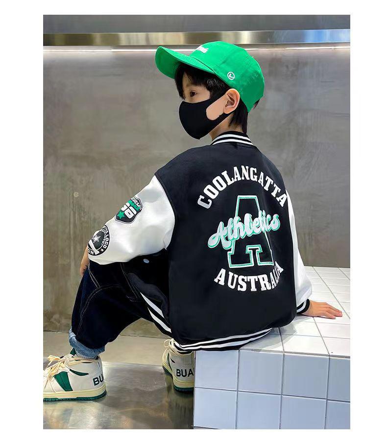 2025 Boys' Spring/Autumn Fashion Jacket - Stylish Baby Baseball Uniform Top