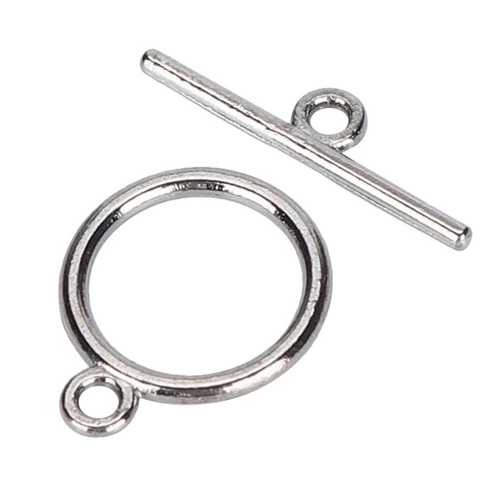 100 Sets Toggle Clasps Alloy 2mm OT Buckle   Jewelry Making Supplies for Necklace Bracelet