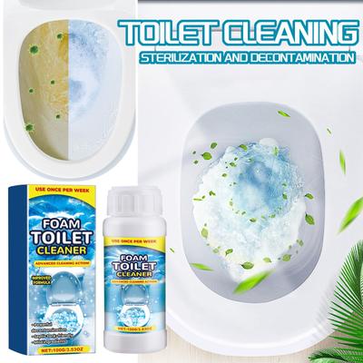 100ml Foam Toilet Cleaner,Toilet Bowl Cleaner,Toilet Bowl Powerful Cleaner,Toilet Bubble Cleaner For Cleaning Toilets, Strong Cleaning, Toilet Cleaner