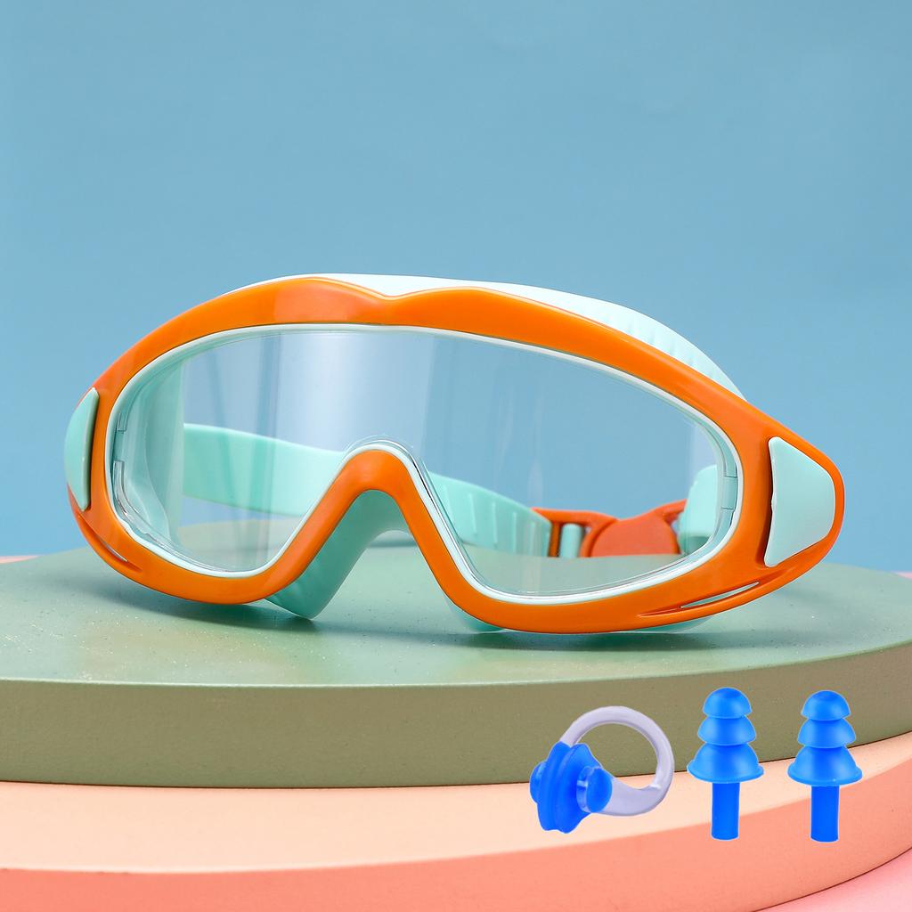 Children's Swimming Goggles; Anti-fog and Anti-ultraviolet; Wide-angle Swimming Goggles; Waterproof Children's Pool Glasses; Sui