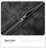 Unisex Retro PU Leather Patchwork Stand Collar Jacket - Spring Casual, Plus Size Available