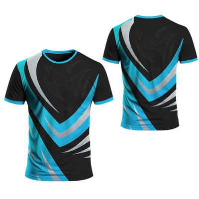 Men's Sports 3D Printing New Sportswear Quick-drying Crewneck T-shirt Men's and Women's Outdoor Loose Tops