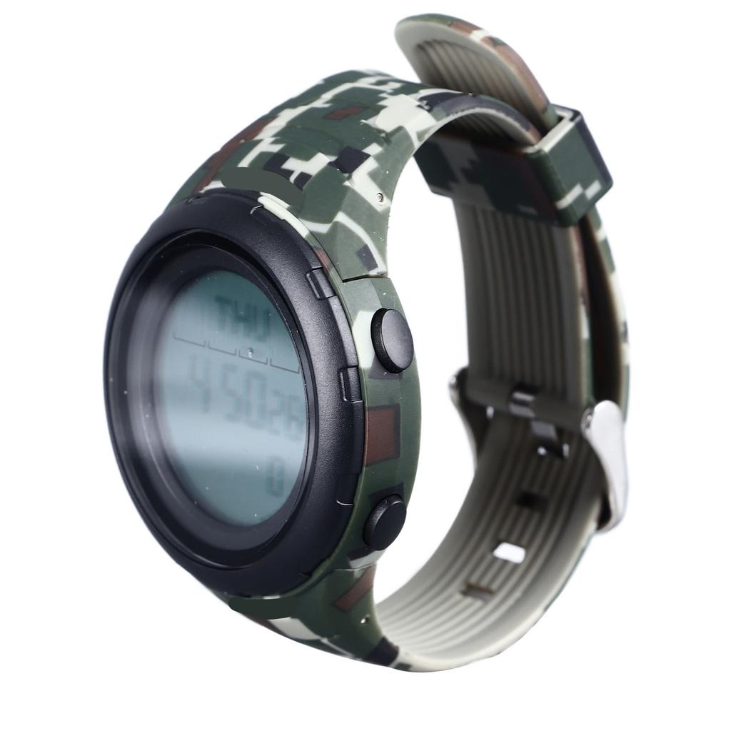 Analog Waterproof Sports Watch for Men 1 100 Second Stopwatch LED Display 12 24 Hour Format Digital Sport Watch OD