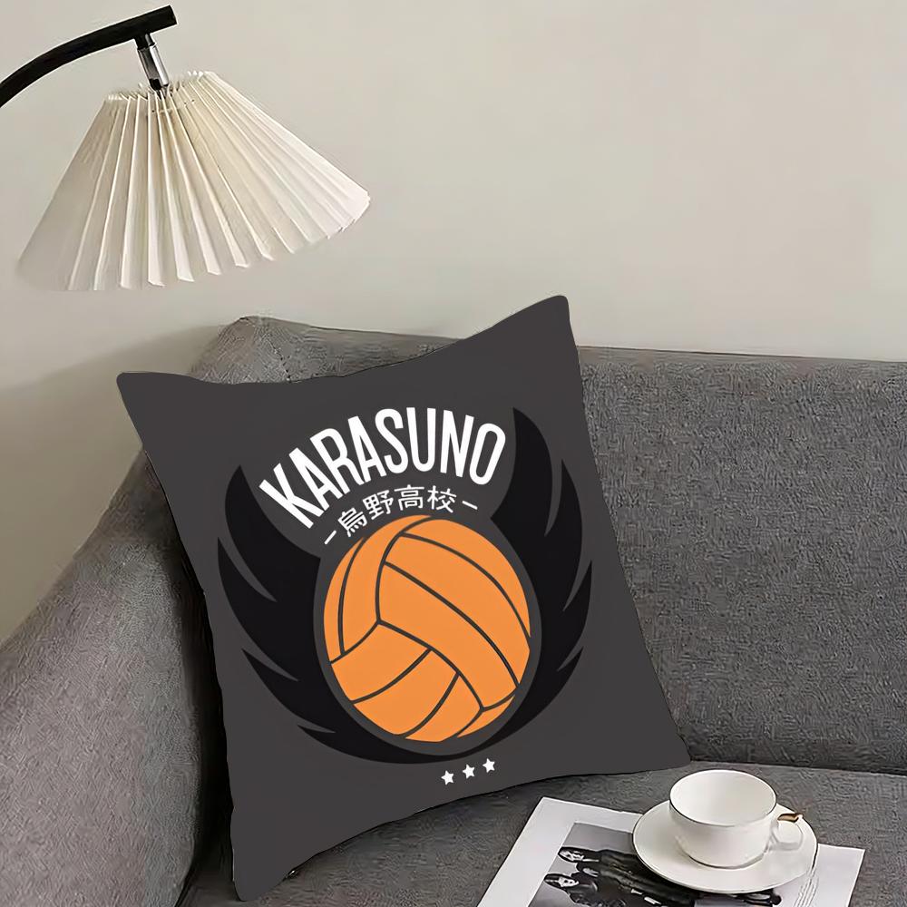 Poszewka na poduszkę Haikyuu Dwustronna pluszowa poszewka na poduszkę – Do samochodu, sofy, sypialni, idealna na prezent.