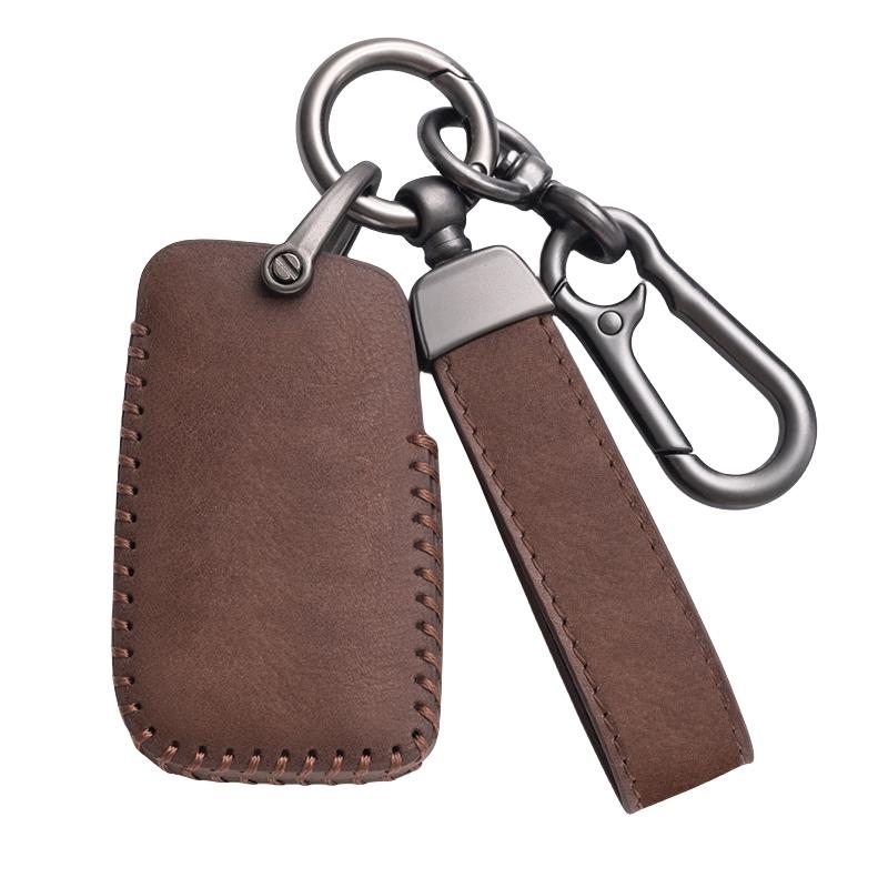 Étui en cuir pour clé de voiture à distance, porte-clés, housse pour VW Volkswagen Passat CC Golf Santana Bora Polo LAVIDA Tayron Tharu Tiguan